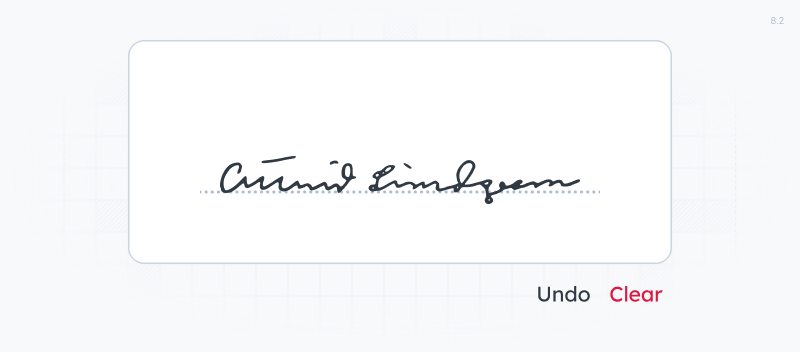 Empty signature control